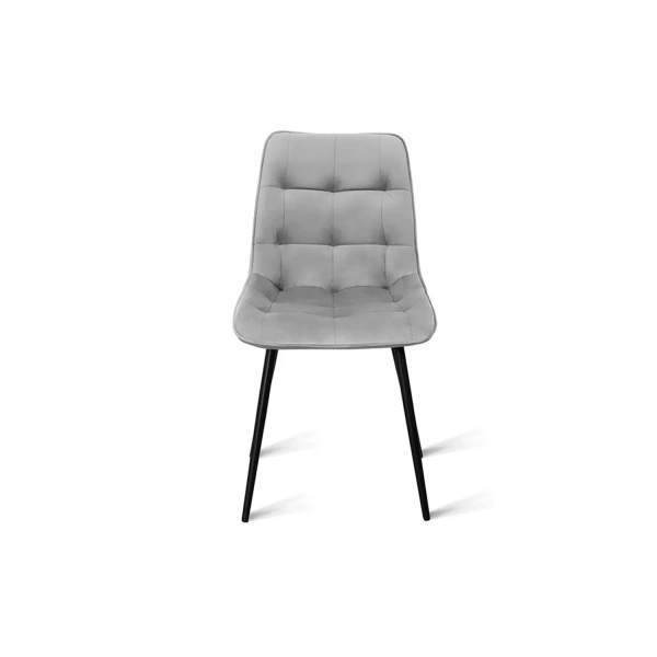 Стул B105 (B105 LIGHT GREY VL08, BK)